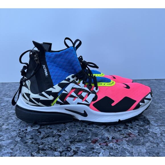 Nike Air Presto Mid / Acronym Multicolor Athletic Shoes Men’s 11 AH7832-600 main image 7